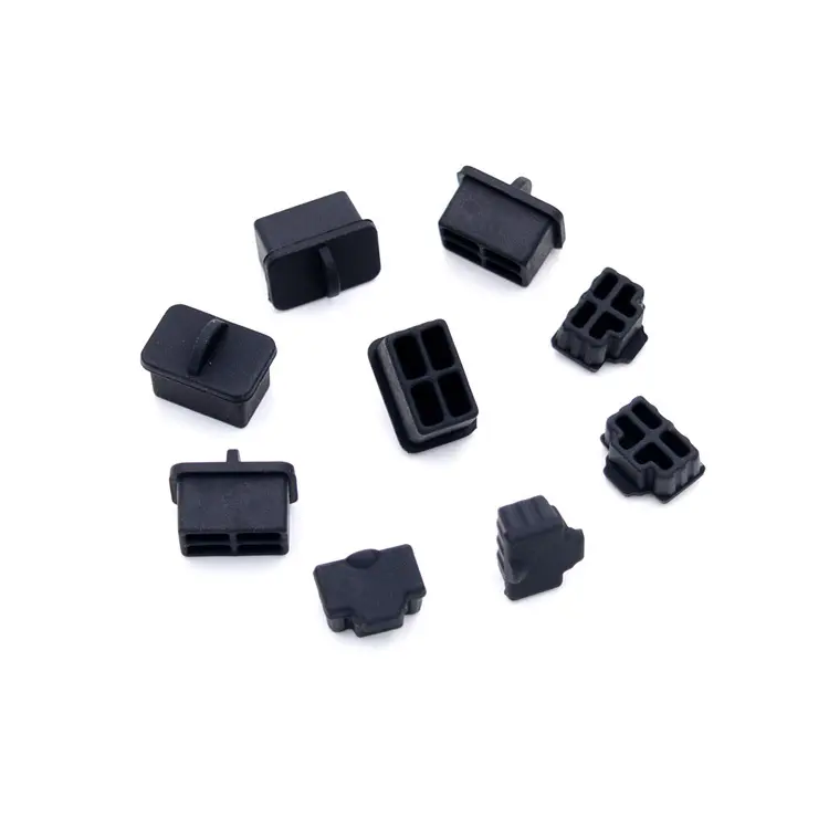 Oem Customize Sealing Natural Rubber End Cap With Various Sizes Fixed Silicone Rubber Plug/Stopper Sealing Parts