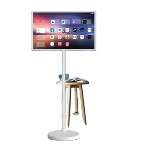 Televisor Inteligente Portátil de 32 Pulgadas con Pantalla Táctil Android, con Ruedas, WiFi, USB, Televisión Inteligente Móvil para Fiestas en Casa, Mini TV - Product Image 1