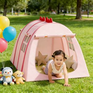 <span class=keywords><strong>Tenda</strong></span> da Gioco Pop-up a Tunnel per Bambini per Collegare Più Tende e Creare un Villaggio Campeggio - Product Image 3