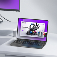 Laptop murah, Laptop 2880*1920 13 inci N150 prosesor sentral 4 Core Ddr4 8Gb 16Gb 32gb pilihan kantor belajar Game Notebook komputer