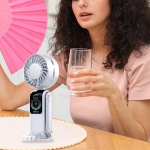 Ventilateur turbo portable portable 3600mAh avec ventilateur personnel rechargeable à refroidissement par <span class=keywords><strong>glace</strong></span> - Product Image 6