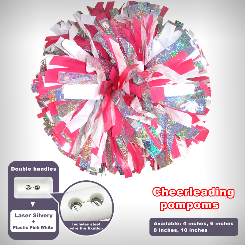 Laser Silvery + Plastic Pink White