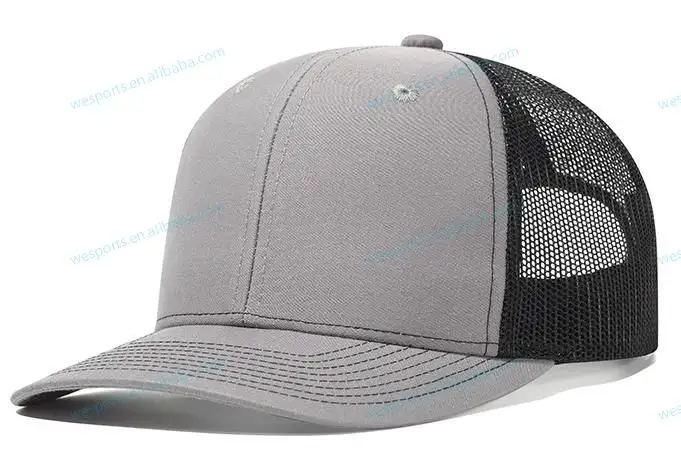 Benutzer definierte Stickerei Leder Patch Richardson 112 Trucker Hut Mesh Blank Snapback Hut Plain Net Baseball Dad Cap Sport kappen