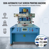 Nueva Impresora de Serigrafía Plana Semiautomática con Mesa Móvil para PCB, Fabricación de Circuitos Electrónicos de Alta Velocidad, 1 Año de Garantía