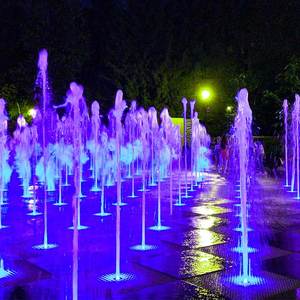 Fuente Interactiva de Agua para Niños, Plataforma Seca Multimedia, Fuente de Agua Danzante para Exteriores - Product Image 1