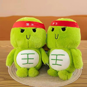 Высококачественная 8-дюймовая мягкая плюшевая игрушка-черепаха с наполнителем из ПП-хлопка, антистресс, на заказ, на день рождения, для детей, унисекс - Product Image 1