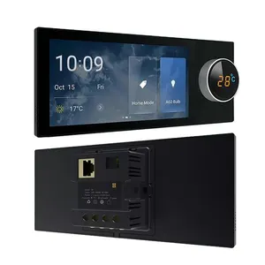 XUGUANG High Quality TUYA Smart Home System Six Inch Knob Central Control Screen Voice Intelligent Switch Control Panel