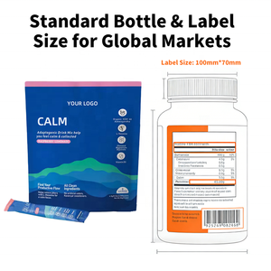 Suplementos de Magnesio en Polvo, Electrolitos y Vitamina D3 para la Calma, Venta al por Mayor y Mezcla Personalizada. Pedidos Flexibles para Reabastecimiento de Stock para Vendedores. - Product Image 2