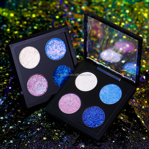 <span class=keywords><strong>Pastel</strong></span> Glitter Duochrome <span class=keywords><strong>Fard</strong></span> À Paupières Nouveau 4 Couleurs Vegan Glitter Shimmer Ombre À Paupières Multichrome <span class=keywords><strong>Fard</strong></span> À Paupières - Product Image 2