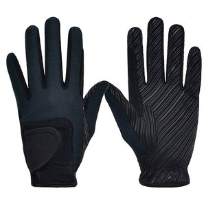 Guantes de golf de mano izquierda con impresión por sublimación de logotipo personalizado 2024 Cabretta completa de cuero genuino y piel de oveja para deportes - Product Image 1