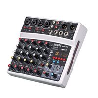 Console de mixage audio USB en gros, stéréo avec 16 types de DSP pour studio, DJ, diffusion en direct, enregistrement