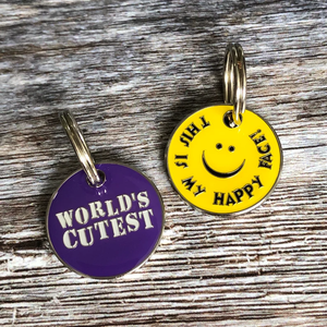 Moda Design smalto duro animali domestici ciondoli in metallo piastrine per cani incisione <span class=keywords><strong>numero</strong></span> ID - Product Image 2