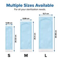 Pochettes de stérilisation dentaire CE certifiées ISO13485 de haute qualité Classe II EOS, avec filtre à 99 % et absorption personnalisable, différentes tailles disponibles