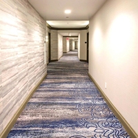 Moquette Axminster haute densité résistante aux taches en rouleau pour couloir d'hôtel, hall, passage, salle de conférence