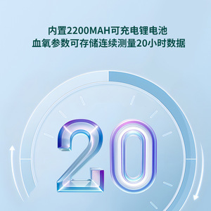 เครื่องวัดออกซิเจนในเลือดแบบพกพาสำหรับสุนัข พร้อมการตรวจวัดค่า SpO2 และ Pr ได้รับการรับรองมาตรฐาน CE ใช้งานง่าย - Product Image 4