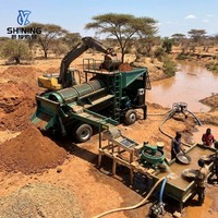 Planta Móvil de Lavado de Oro de 30-50 TPH, Separador de Oro Aluvial, Criba Trommel para Recuperación de Oro de Placer, 3 Toneladas, 35kW, Soporte de Video