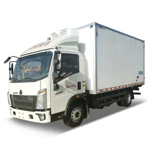 Sinotruk 4x2 10t lạnh van làm mát hộp giao hàng xe tải để bán tại Dubai