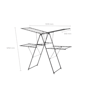 Hot Selling Heavy Duty <b>Clothes</b> <b>Racks</b> Metal <b>Clothes</b> Drying <b>Rack</b> Adjustable Wing Type Outdoor <b>Clothes</b> Dryers - Product Image 2