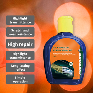 Kit <span class=keywords><strong>di</strong></span> Restauro Fari Auto 125ml Direttamente dalla <span class=keywords><strong>Fabbrica</strong></span>, Set RAINJOIN per Eliminazione Rapida <span class=keywords><strong>di</strong></span> Ingiallimento e Graffi - Product Image 5