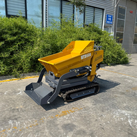 Chinesische Benzin-Raupendumper-Fabrik: Mini-Dumper-LKW mit Selbstladung, Hydraulischer Mini-Garten-Dumper mit Benzinmotor