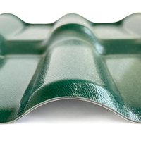 Design moderne U-PVC ASA imperméable Tuiles en résine résistant au feu et à la chaleur Bardeaux de toiture pour la construction de toits d'appartement de maison
