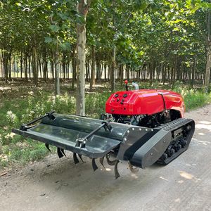<b>Cultivator</b> Track Remote Control Diesel Engine Multifunctional Orchard Management Machine Red - Product Image 2