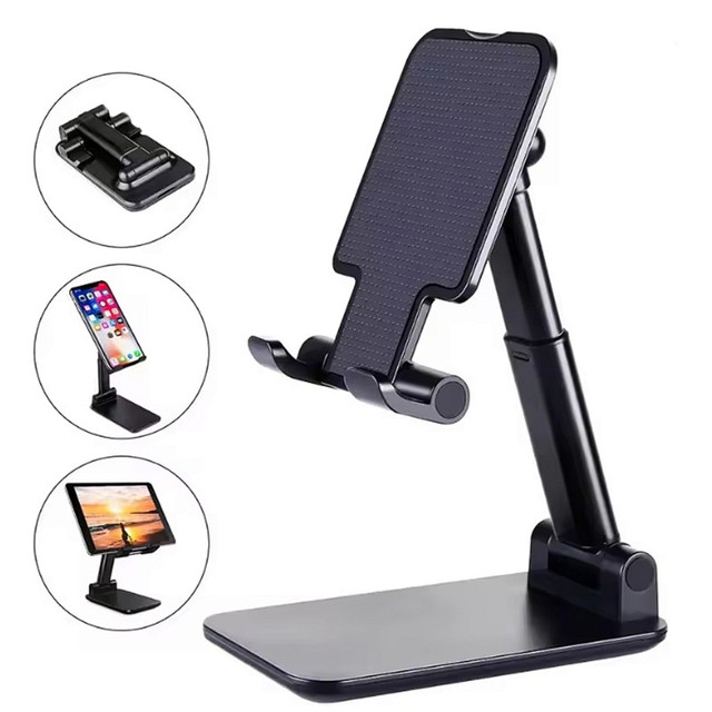 Foldable Mobile Phone Holder Stand Tablet Desk Mount Table Flexible Adjustable Desktop Live Lazy Bracket Support for All Phones
