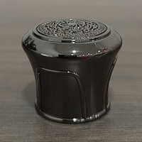 Capuchon de flacon de parfum en alliage de zinc, 15 trous, couleurs or, argent, noir, en stock, couvercle de parfum