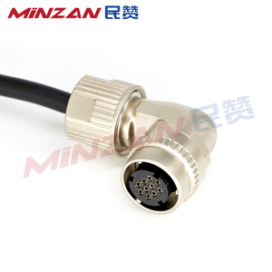 敏赞JZSP-C7M21-01-E 3M 5M 10m标准低驱动电缆线束1KW 2KW 200V电力电缆线束 - Product Image 3