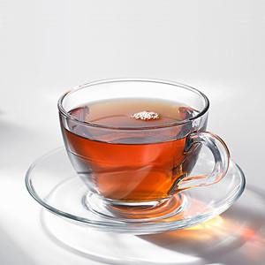 Set di Tazza e Piattino in Vetro, <span class=keywords><strong>Collezione</strong></span> di Articoli in Vetro - Product Image 1