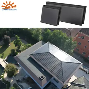 3kW Solarmodule als PVC-Kunststoff dachziegel auf Netz-Solaranlage mit Lithium-Ionen-Batterie