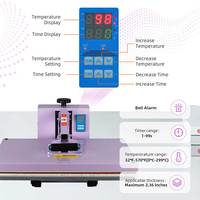 BT-4060P 40*60 à plat 220V presse électrique T-Shirt presse à transfert de chaleur Machine pour vêtements