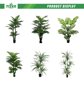 Thiết kế hiện đại trang trí cảnh quan tre lớn nhân tạo nhà máy cây giả với bình - Product Image 2