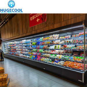 Enfriador Vertical Multideck Tipo Remoto para Supermercados, Vitrina Abierta para Exhibición de Frutas y Verduras - Product Image 5