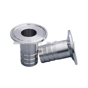 Stainless Steel SS304 Triclamp Rubber Hose Barb Tail Adapter Fitting