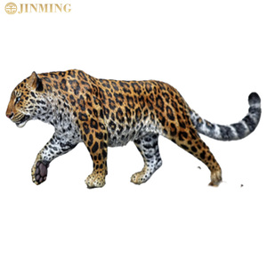 大きな等身大樹脂工芸品キリン像屋外ガーデン装飾シミュレーションアフリカ動物彫刻グラス像 - Product Image 6