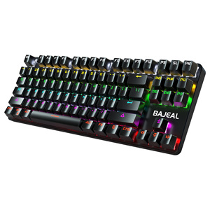 บาจาล เค 200 คีย์บอร์ดเกมมิ่งแบบกลไก 87 คีย์ สวิตช์สีน้ำเงิน ไฟแบ็คไลท์ RGB - Product Image 2