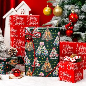 Reversible Christmas Gift <b>Wrapping</b> <b>Paper</b> 17 In X 33 Ft Double Side Recyclable For Holiday Craft - Product Image 2