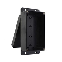 Scatola di Giunzione Elettronica Impermeabile per Esterni 100*68*50cm in Plastica Nera con Supporti