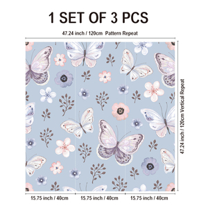 Fabbrica buccia di farfalla e bastone adesivi da parete in PVC impermeabile carta da parati autoadesiva per la protezione della parete decorazione domestica - Product Image 6