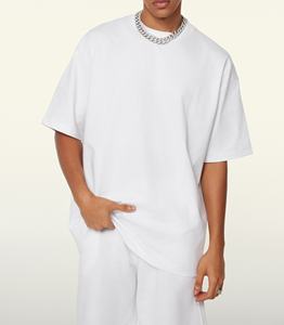 Best Quality 100% Cotton T-Shirt Custom Heavy and Comfortable Breathable Oversized Long Fit with Printed Logos on Sale - Product Image 2