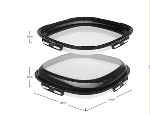 Plateau de rangement de cuisine personnalisé avec logo, conteneur empilable créatif, plateau de conservation alimentaire réutilisable en plastique PP - Product Image 3