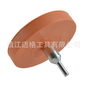 Pneumatic <b>Rubber</b> Polishing Wheel 3.5 In Threaded Shank For Car Sticker Sanding Finishing Sander - Product Image 5