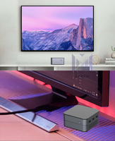 Mini PC de poche RGB Light T9 Plus N5095/N5105,N95/N100/N150/N250/N305/I3 triple écran 4K double LAN DDR5 16 Go 2 To Win11 Linux