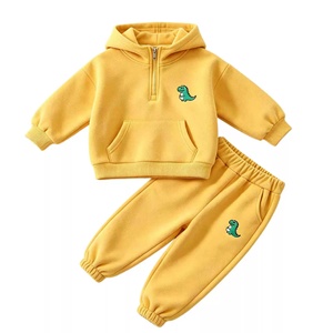 Ropa de algodón para bebés de otoño e invierno a precio de fábrica, conjuntos de dos piezas con camisetas de manga larga y pantalones para niños y niñas. - Product Image 5