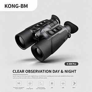 กล้องส่องทางไกลอินฟราเรดแบบไม่ต้องระบายความร้อน ZYKD KONG-BM 4K มองเห็นได้ในที่แสงน้อยมาก มองเห็นในเวลากลางคืน ใช้ได้ทุกสภาพอากาศ สำหรับการลาดตระเวนชายแดน พร้อมเลเซอร์ - Product Image 5