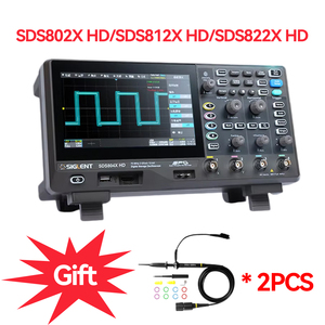 SDS802XHD/SDS804XHD/SDS812XHD/SDS814XHD/SDS822XHD/SDS824XHD ออสซิลโลสโคปแบบดิจิตอล 12 บิต 2G การสุ่มตัวอย่าง 2ch-4ch .70M-200M - Product Image 1