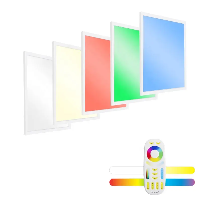 6060 48W RGB CCT RGBWW RGB Farbwechsel Neues Design DMX512 2.4G Wi-Fi Smart Home Party Atmosphäre RGB Quadratische LED-Panel-Leuchten