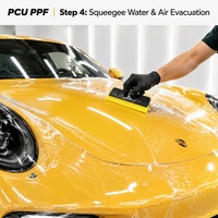 Film de protection transparent pour voiture en TPU, revêtement supérieur blanc brillant PCU PPF 1,52*15M 7,5mil, garantie 10 ans, auto-réparant, anti-rayures