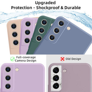AilesTecca pour Samsung <span class=keywords><strong>Galaxy</strong></span> S23 S22 S21 Ultra <span class=keywords><strong>S20</strong></span> <span class=keywords><strong>FE</strong></span> A53 A52 A54 <span class=keywords><strong>5G</strong></span> Silicone liquide pour Samsung S22 Plus S21 S23FE Phone Cover - Product Image 5
